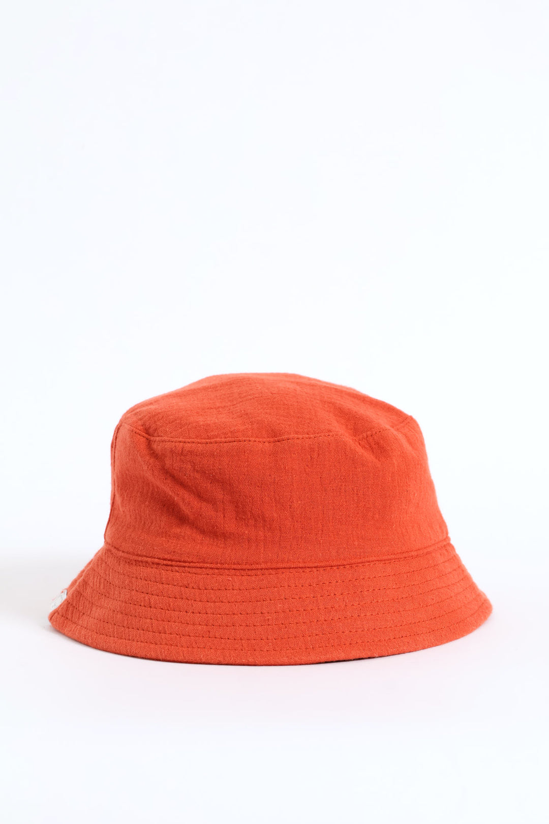 Baby Boys 2 Pack Plain Crinkle Cotton Hat - Natural