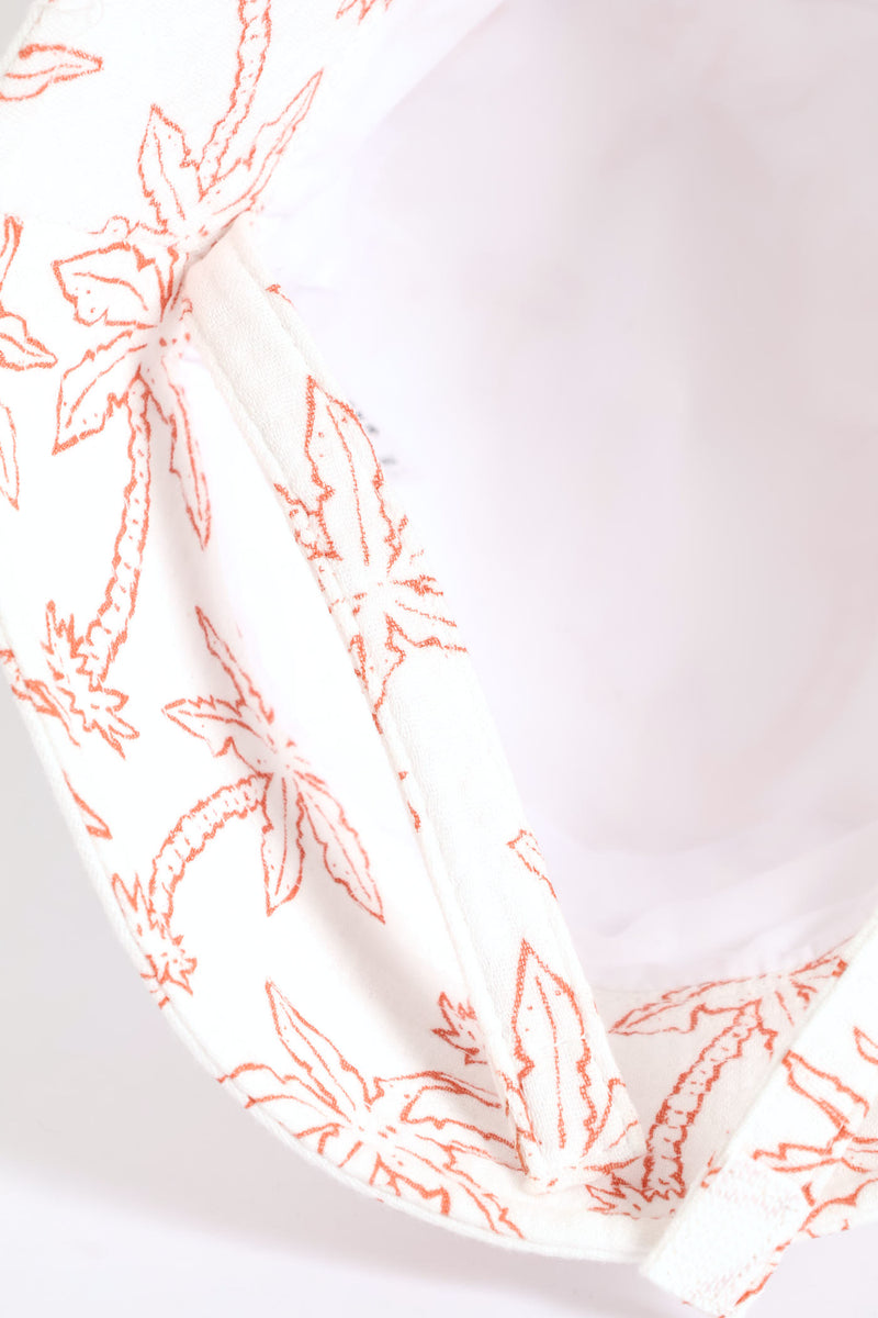 Baby Boys 2 Pack Plain Crinkle Cotton Hat - Natural