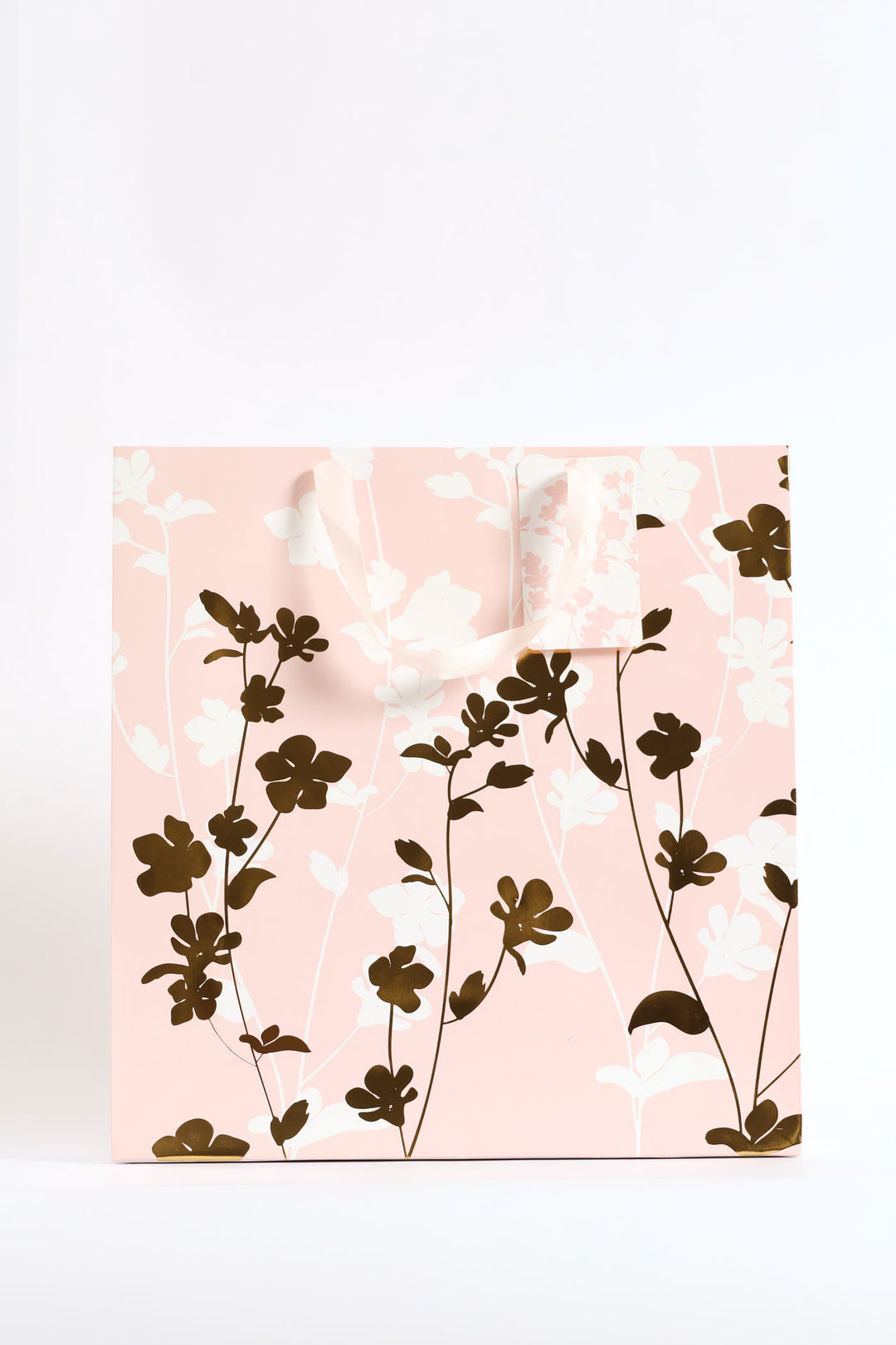 Gold Foil Gift Bag - Pink