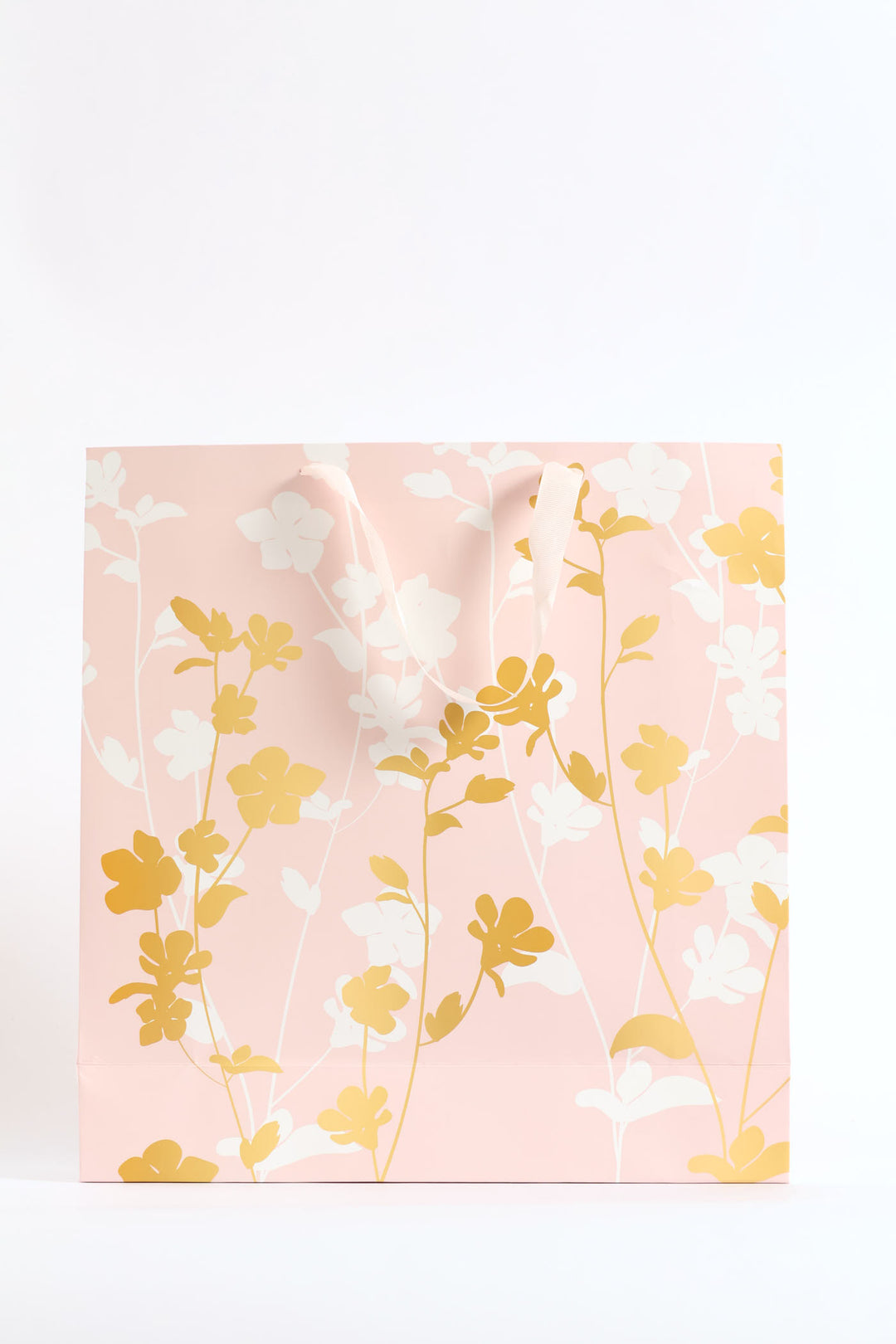 Gold Foil Gift Bag - Pink