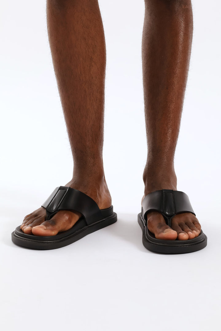 Comfort Thong Sandal - Black