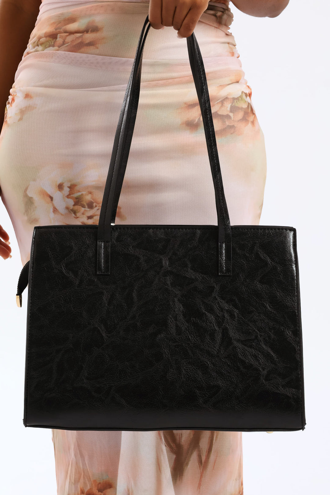 Square Shopper Bag - Black