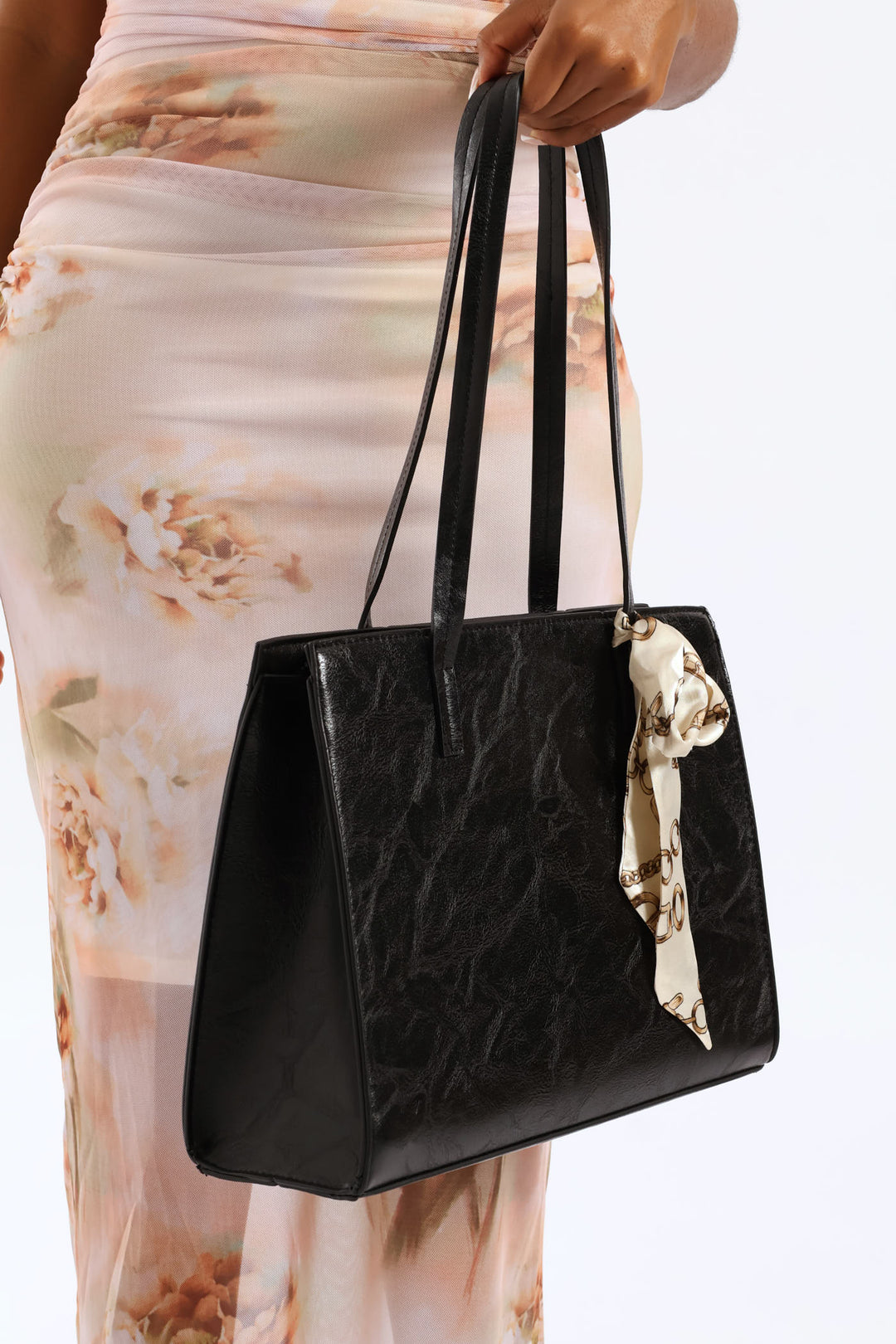 Square Shopper Bag - Black