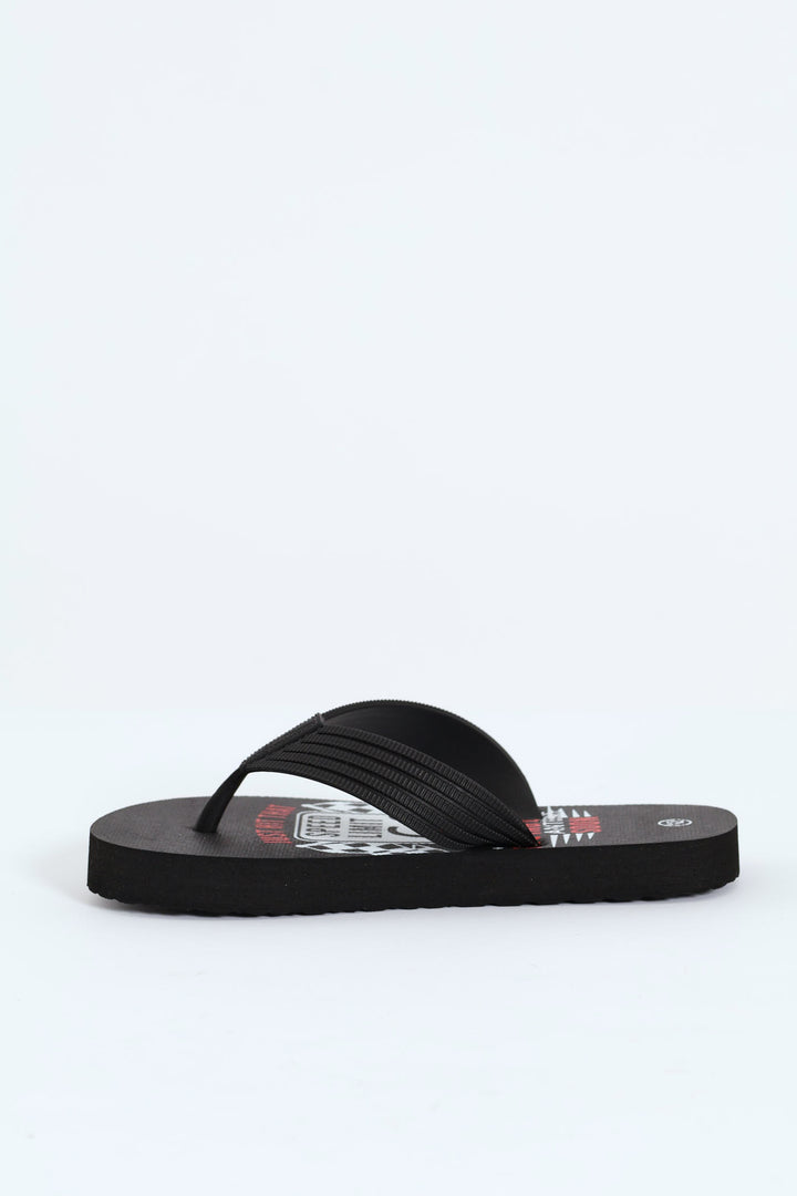 Boys Thong Sandal - Black