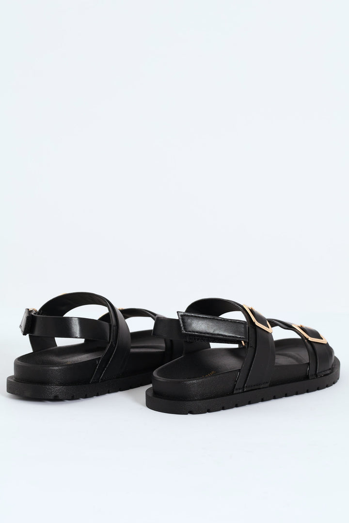 Girls Chunky Sandal - Black
