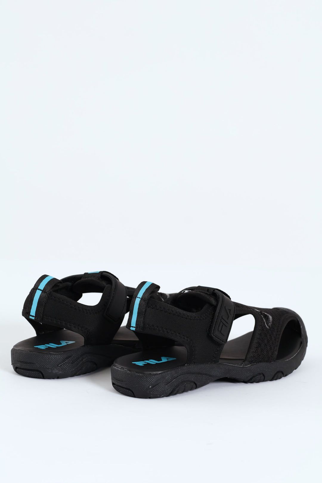 Boys Aqua Closed Toe Sandal - Black