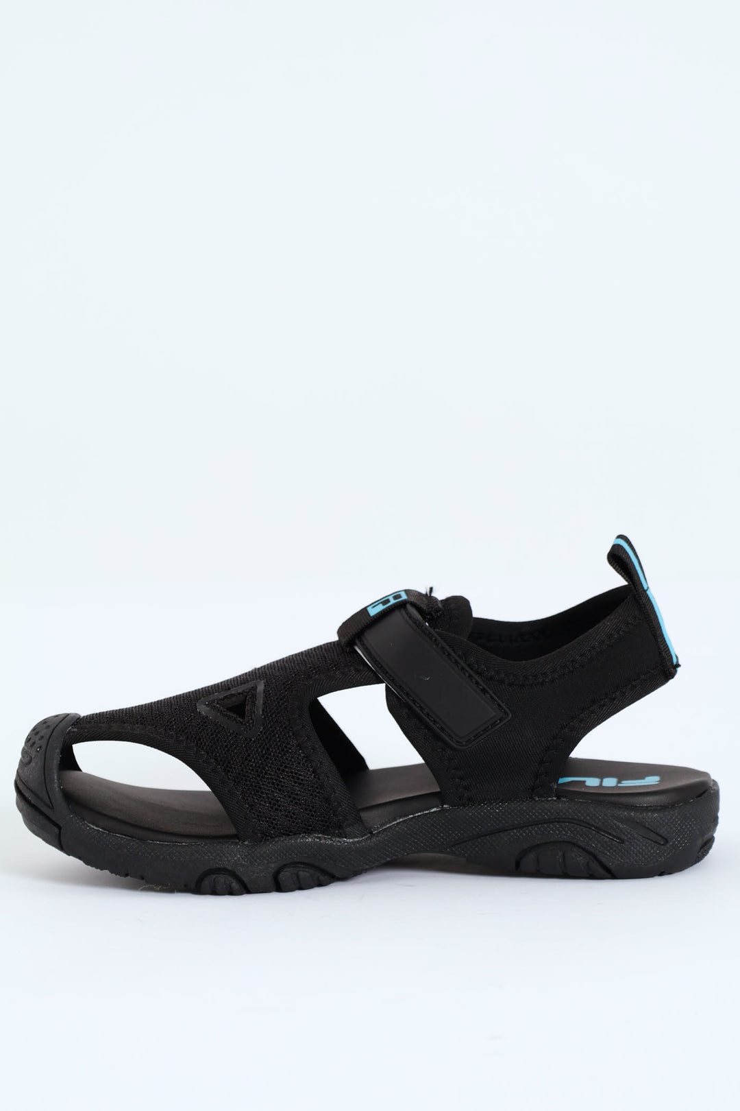 Boys Aqua Closed Toe Sandal - Black
