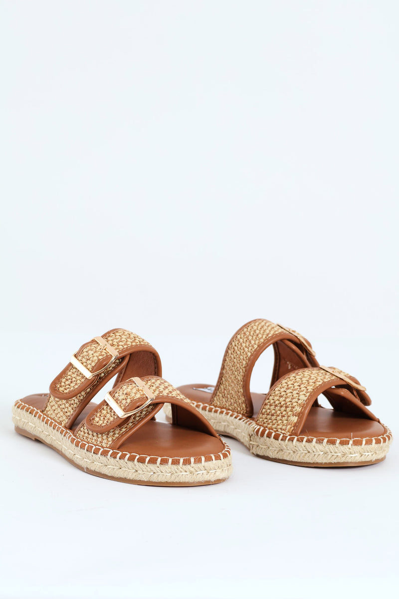 Loyalty Woven Sandal - Tan