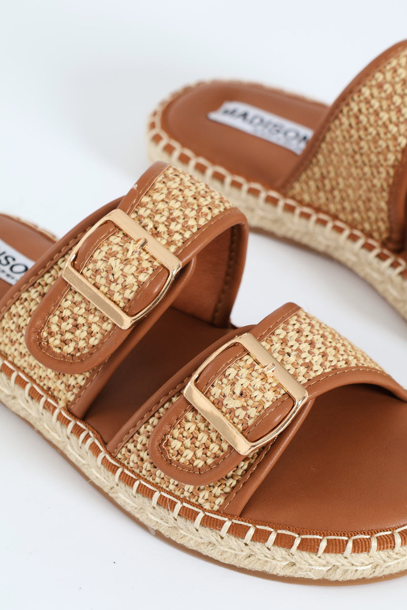 Loyalty Woven Sandal - Tan