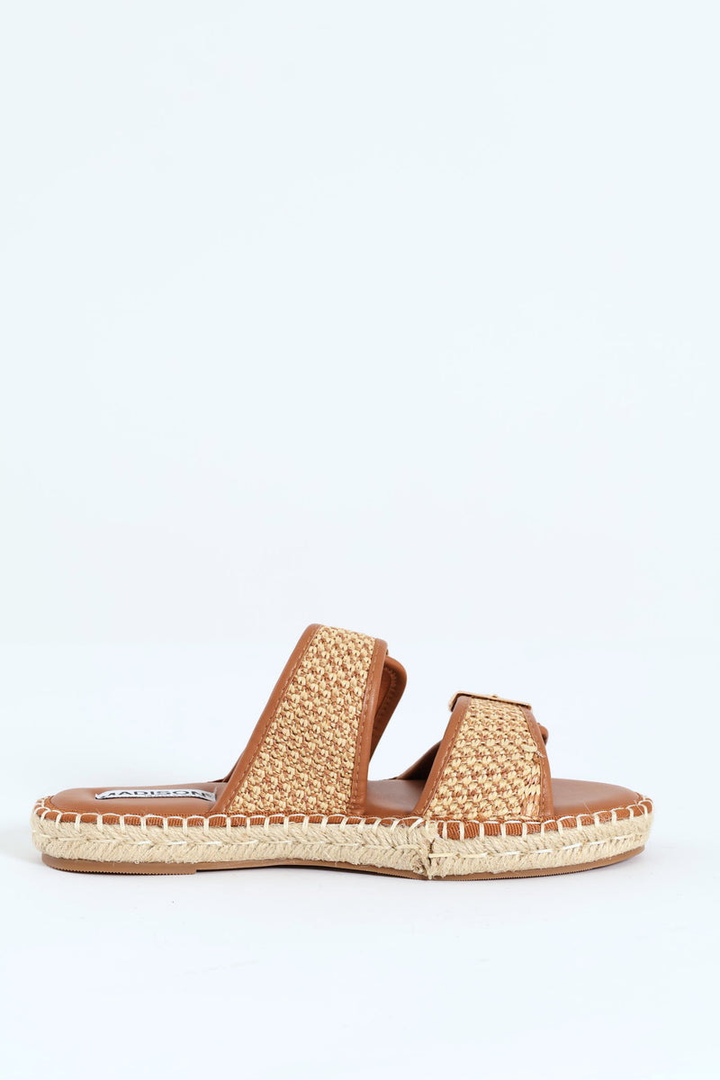 Loyalty Woven Sandal - Tan