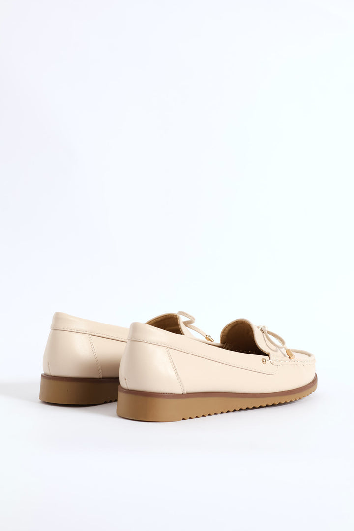 Soft Tony Nubuck Loafer - Ivory