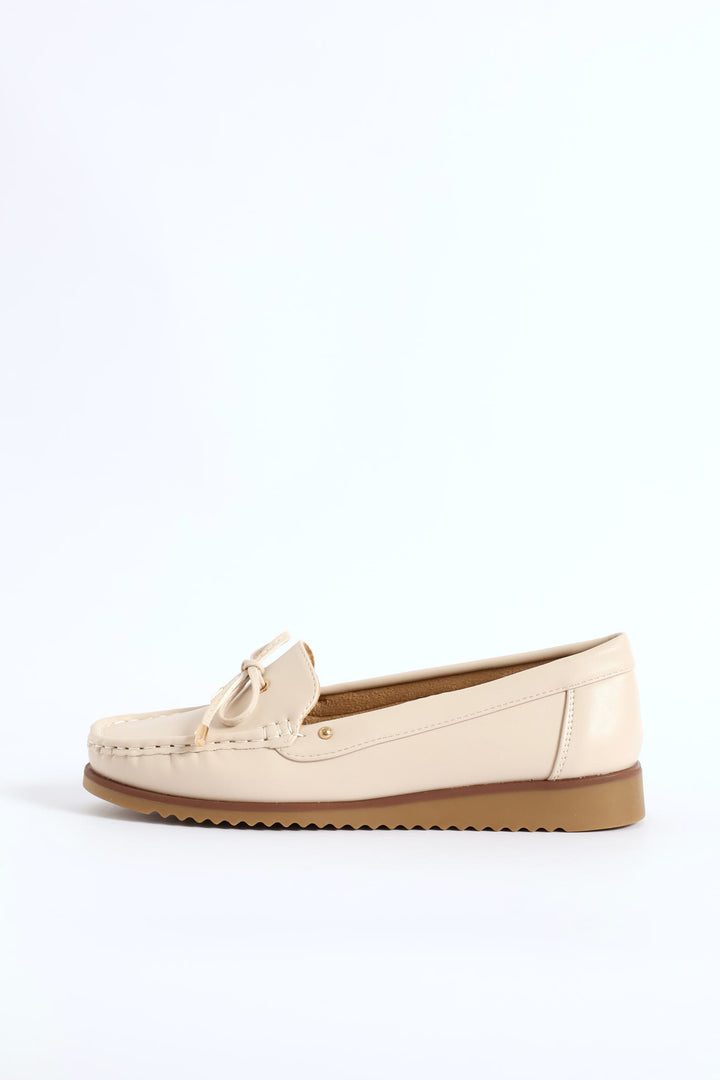 Soft Tony Nubuck Loafer - Ivory