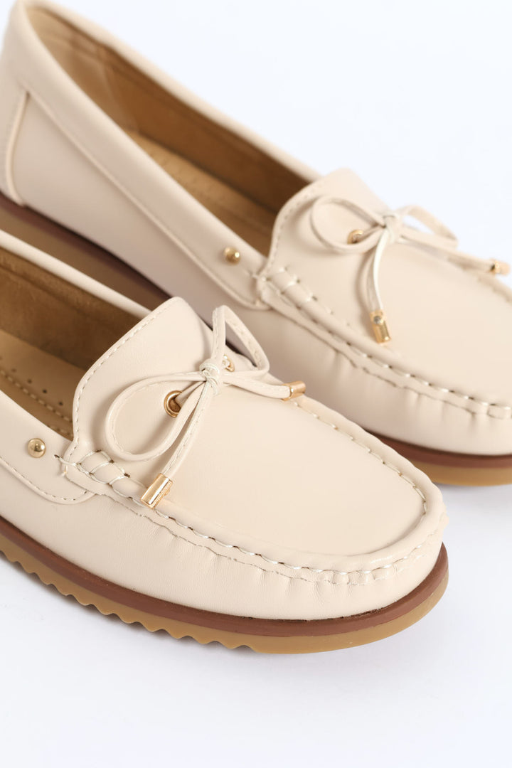 Soft Tony Nubuck Loafer - Ivory