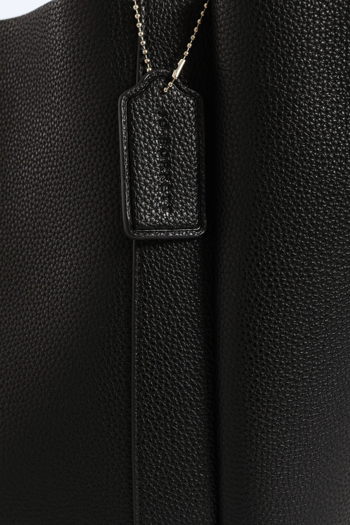 Blair Pebble Tote Bag - Black