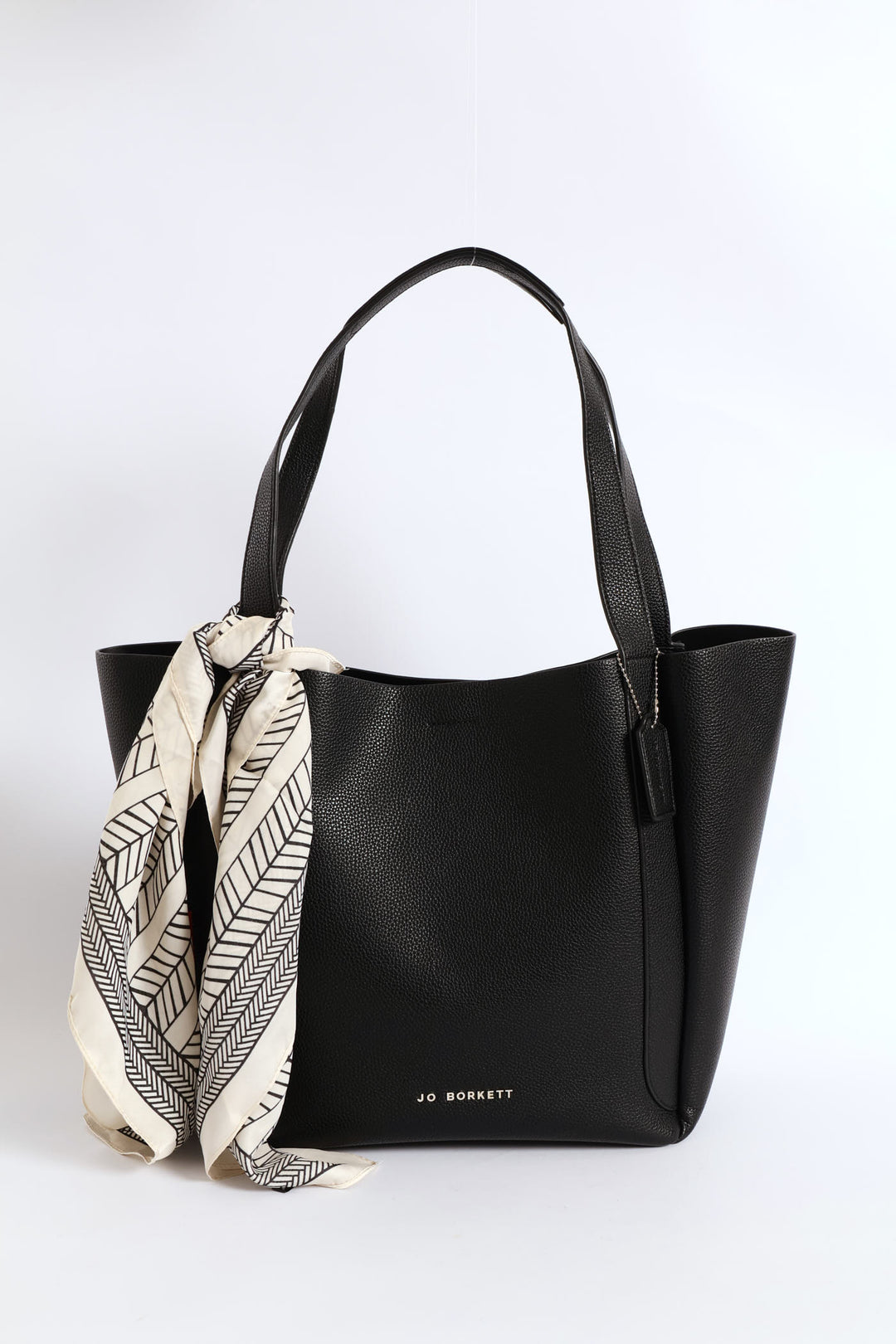Blair Pebble Tote Bag - Black