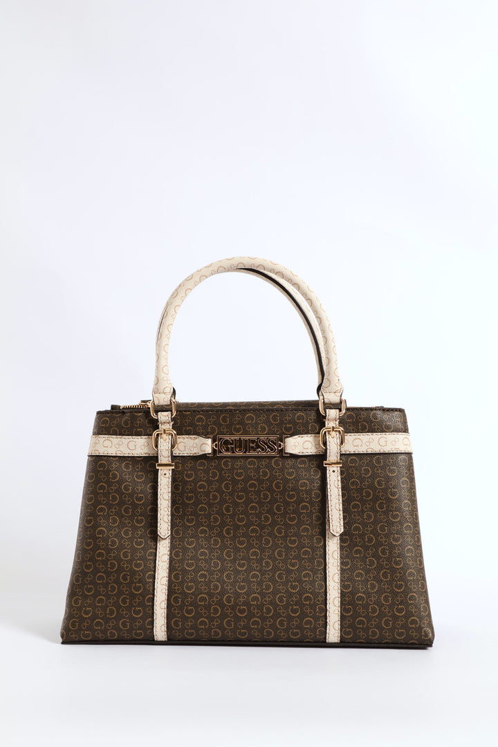 Perrez Satchel Bag - Brown