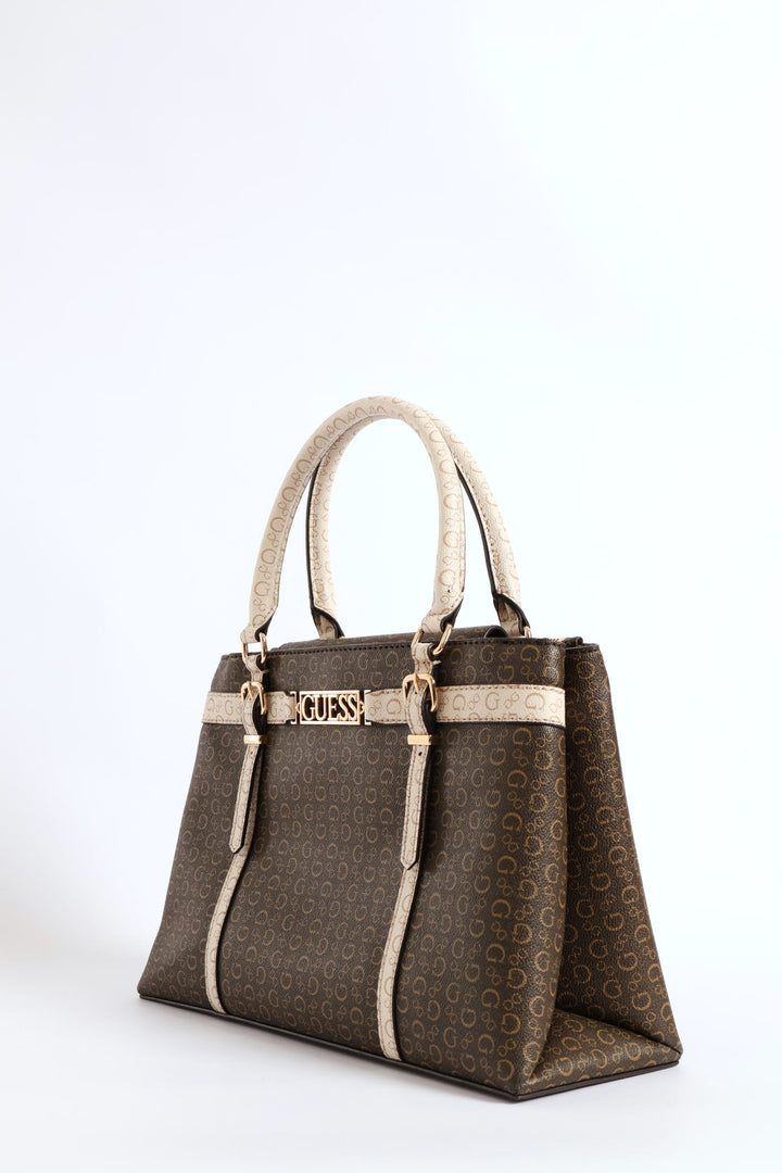 Perrez Satchel Bag - Brown