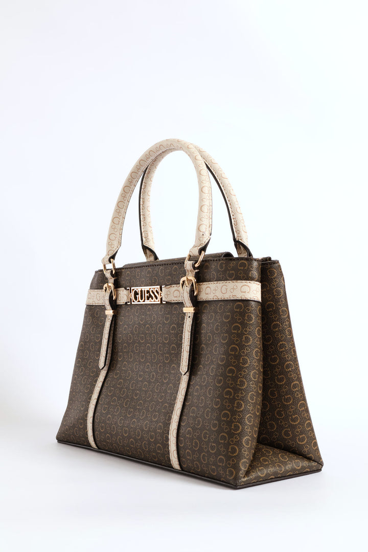 Perrez Satchel Bag - Brown
