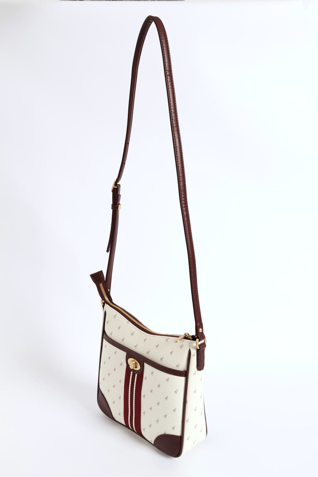 Oxford Crossbody Bag - Grey