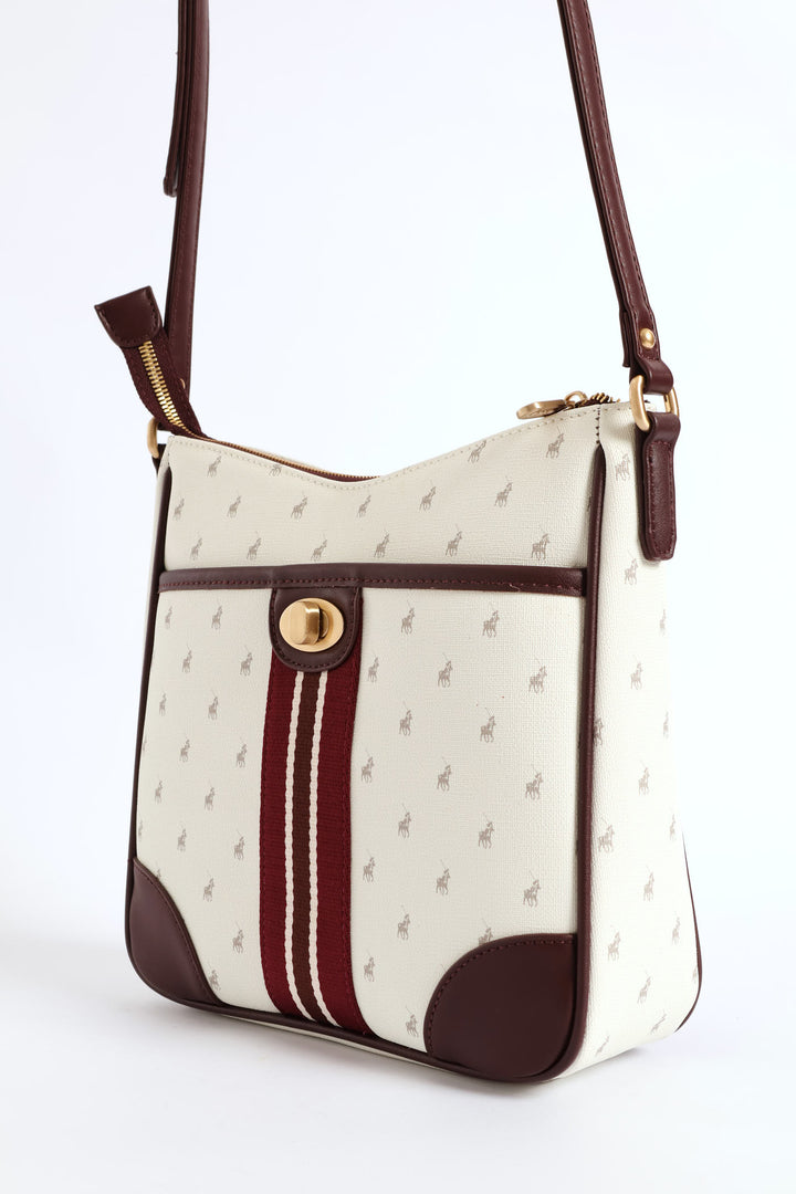 Oxford Crossbody Bag - Grey