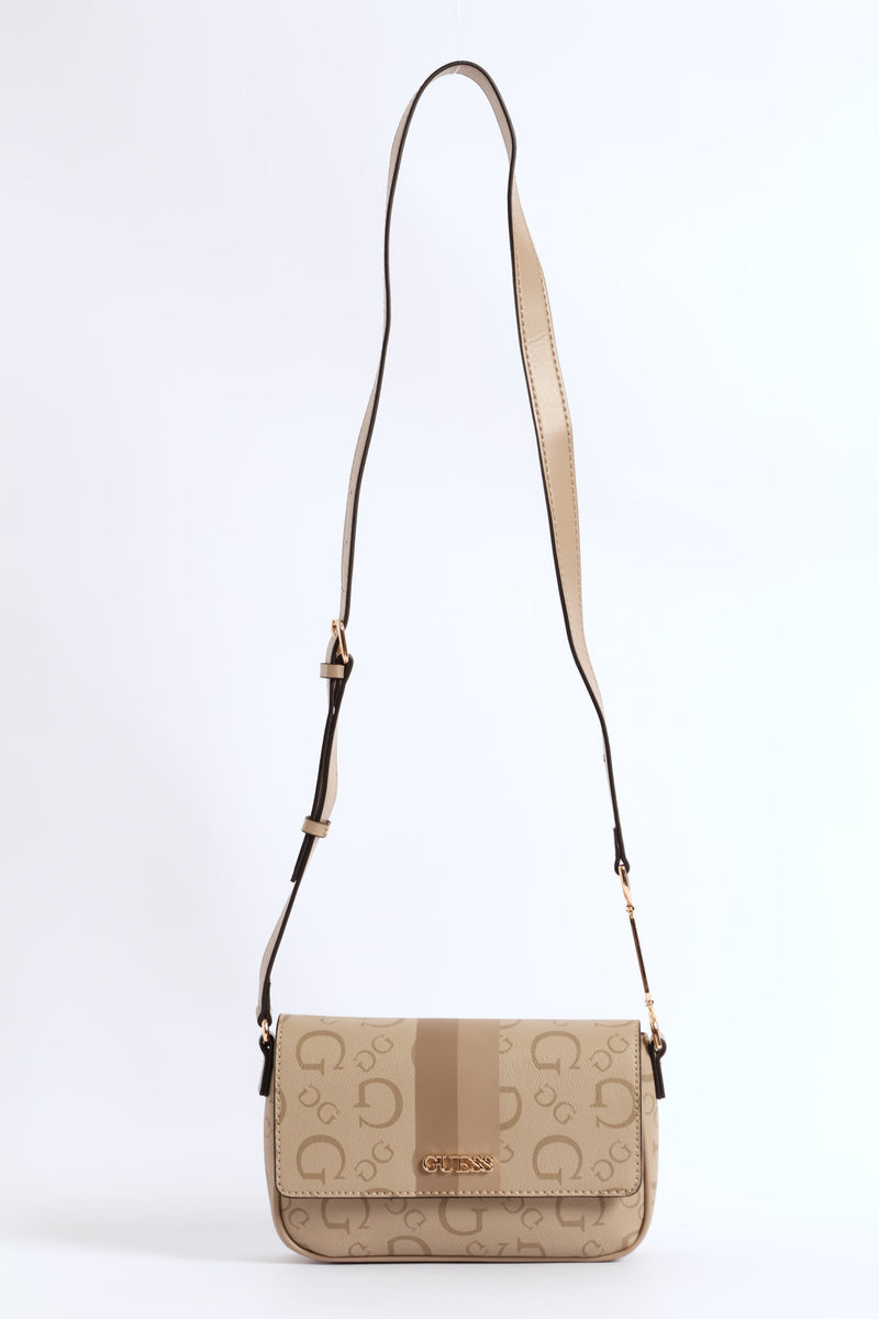 Wester Flap Crossbody Bag - Taupe