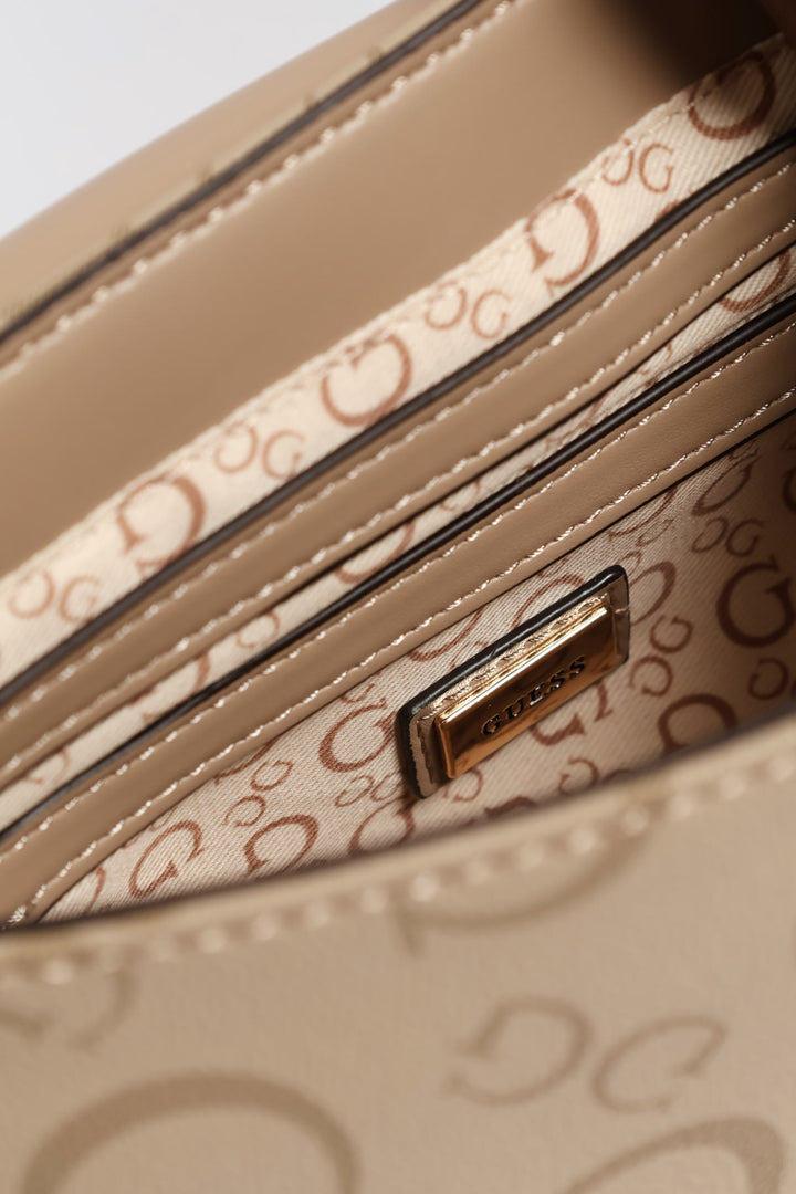 Wester Flap Crossbody Bag - Taupe