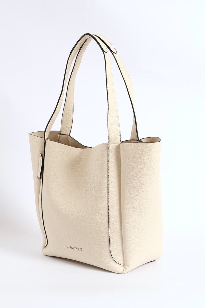 Blair Pebble Tote Bag - Cream