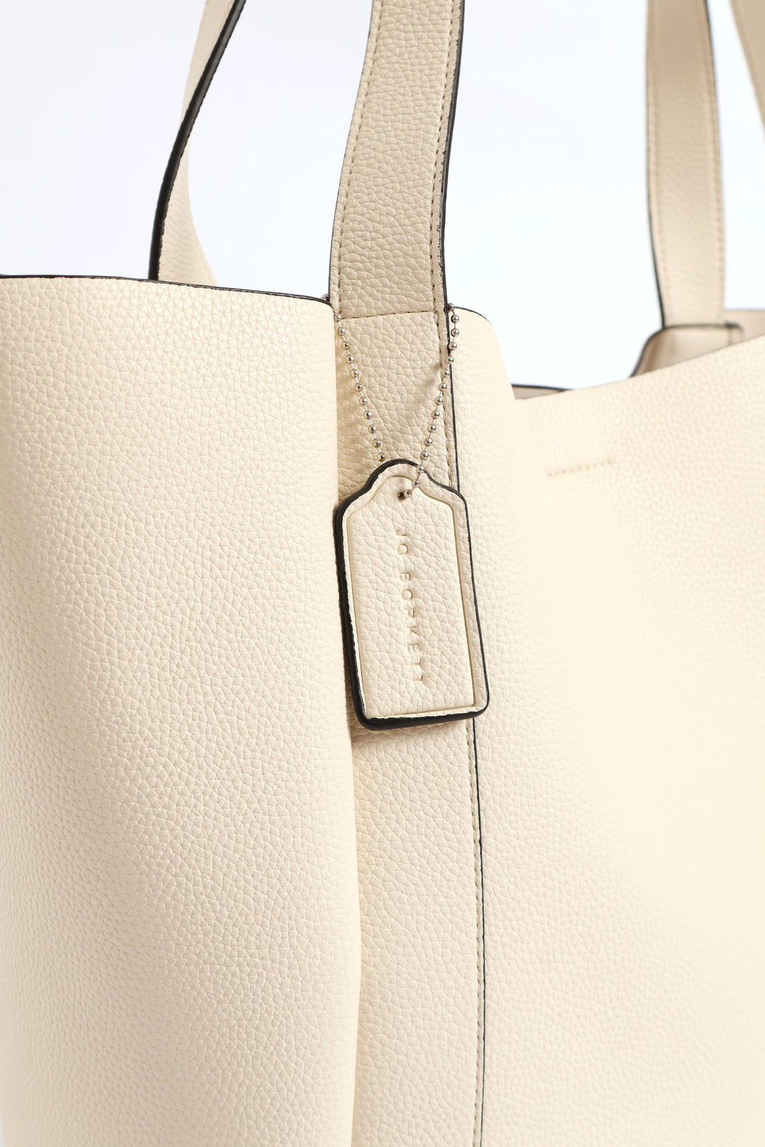 Blair Pebble Tote Bag - Cream