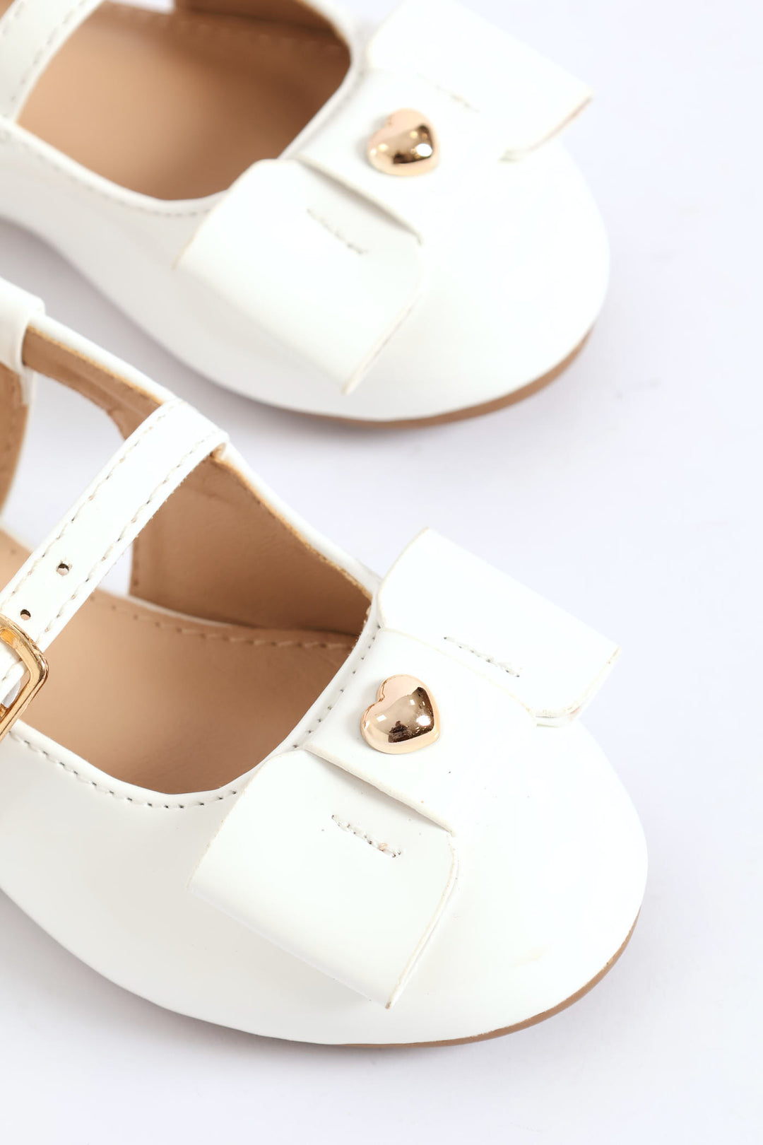 Pre-Girls Occasion Heeled Pump - White