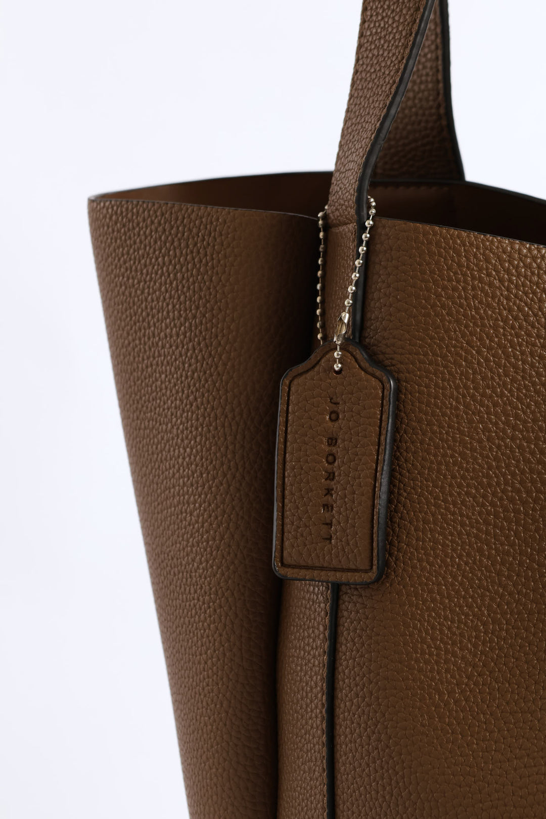 Blair Pebble Tote Bag - Brown