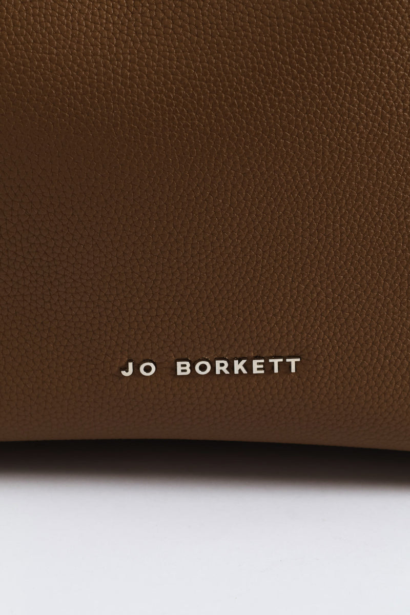 Blair Pebble Tote Bag - Brown