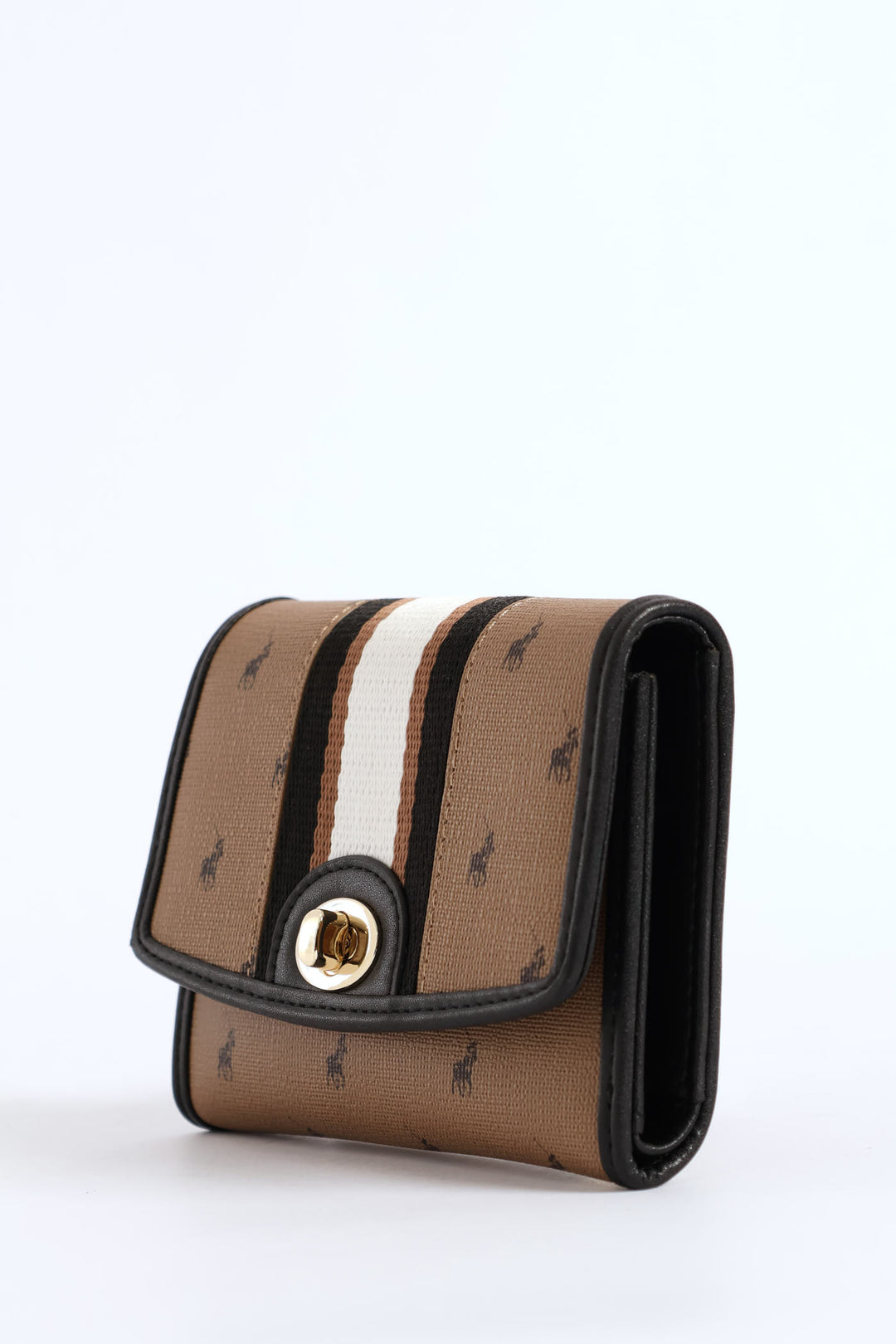 Oxford Compact Trifold Purse - Camel