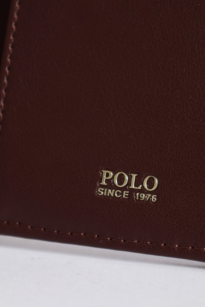 Oxford Compact Trifold Purse - Grey