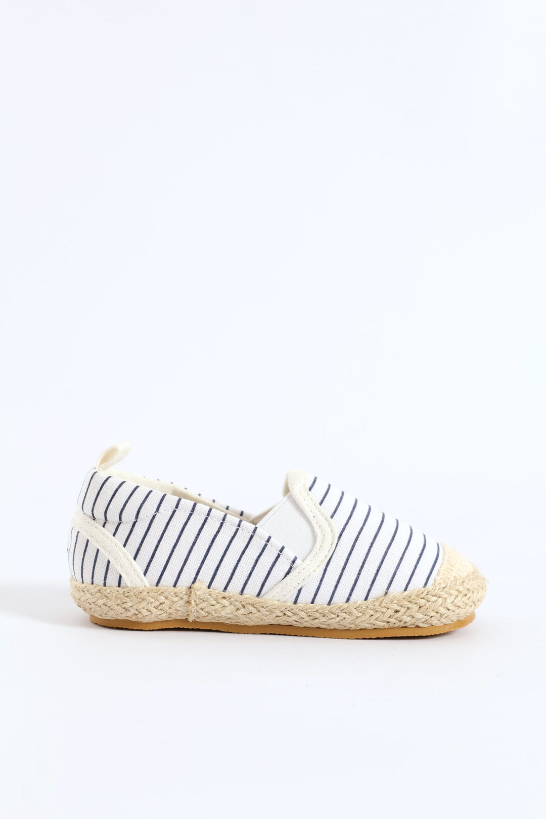 Baby Boys Stripe Canvas Espadrille - Denim