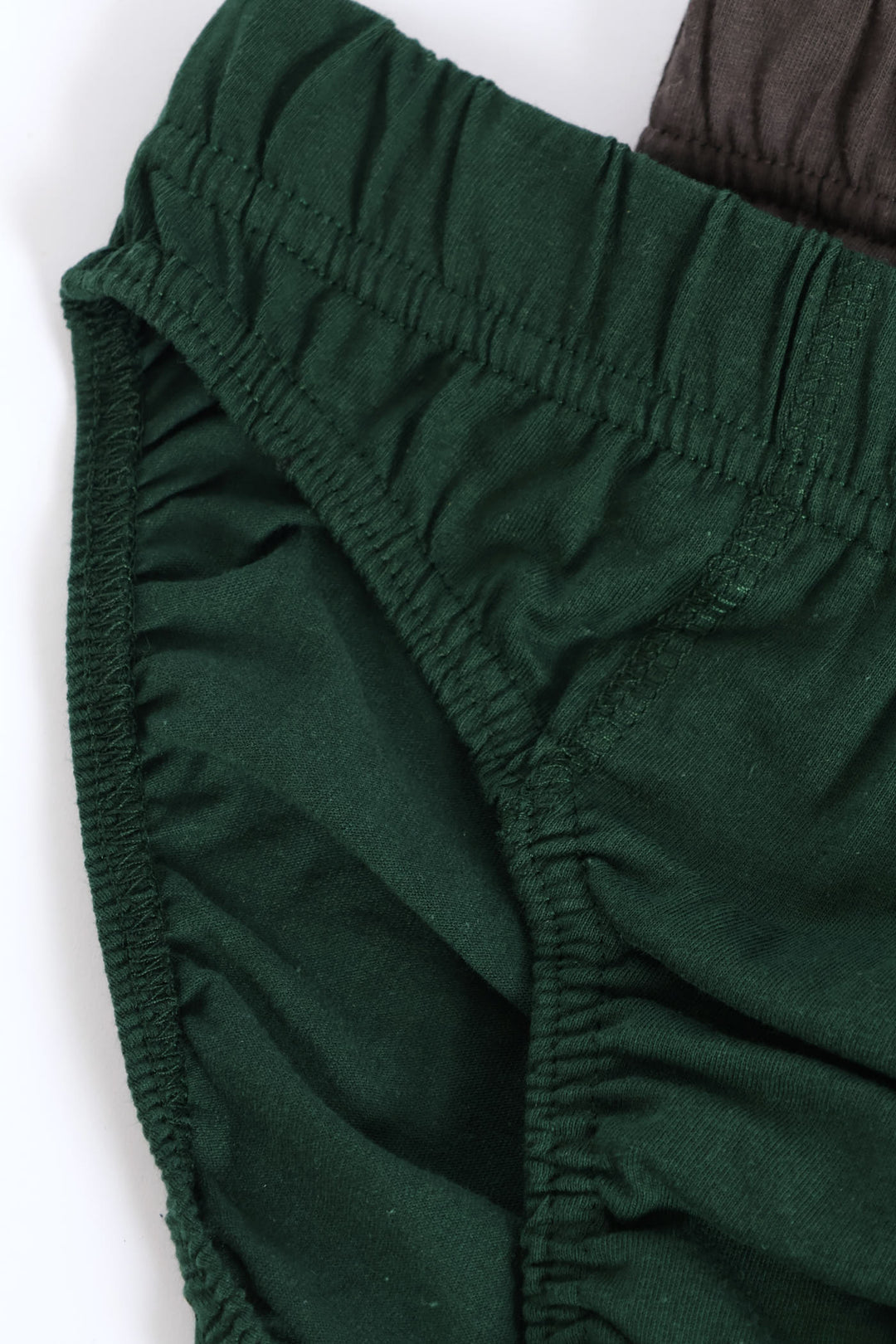 3 Pack Plain Mini Briefs - Charcoal/Black/Green