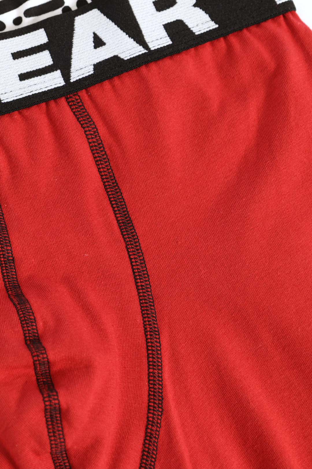 Abstract Print Bodyshorts - Red/Slate Grey