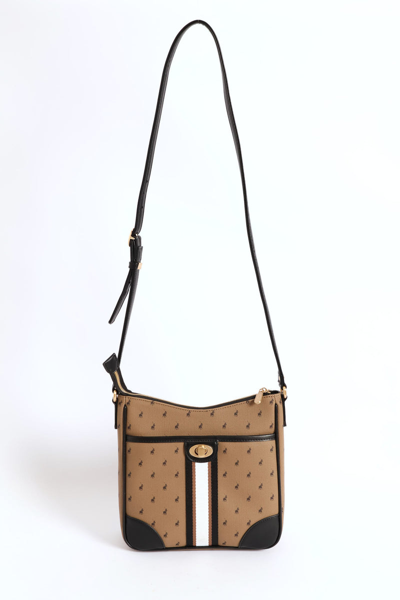 Oxford Crossbody Bag - Camel