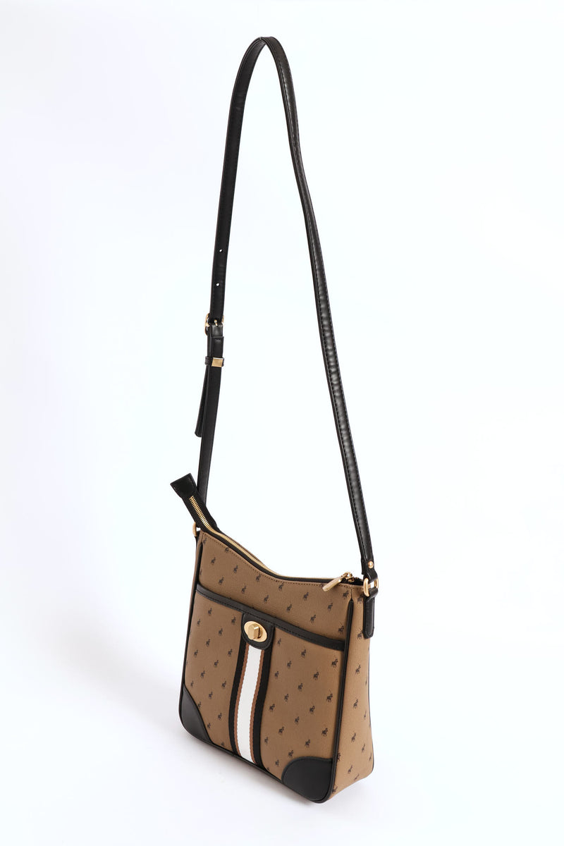 Oxford Crossbody Bag - Camel