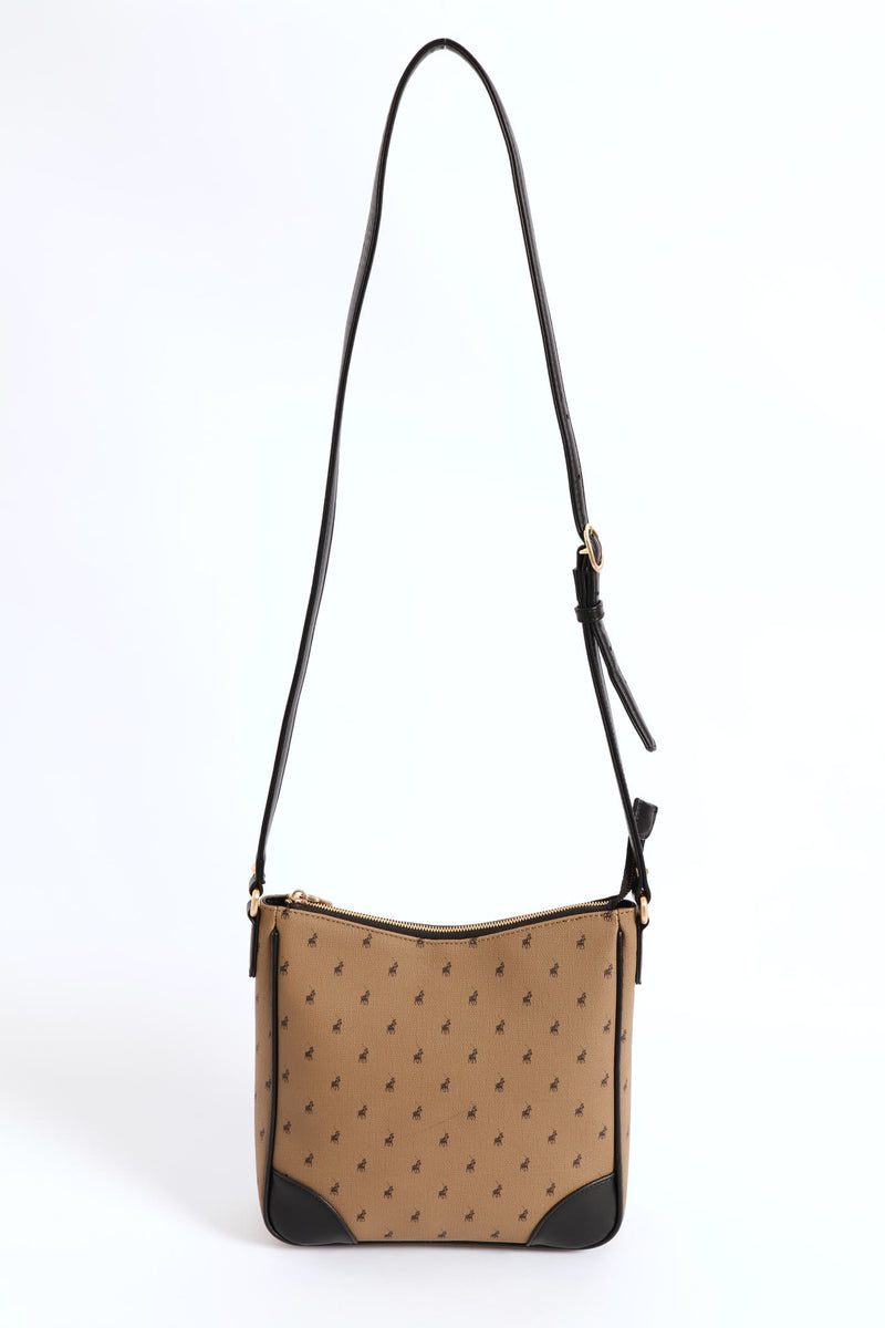 Oxford Crossbody Bag - Camel