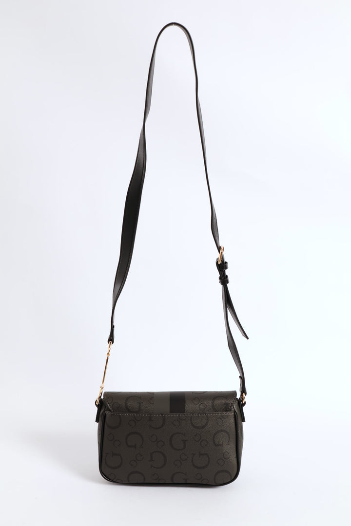Wester Flap Crossbody Bag - Charcoal