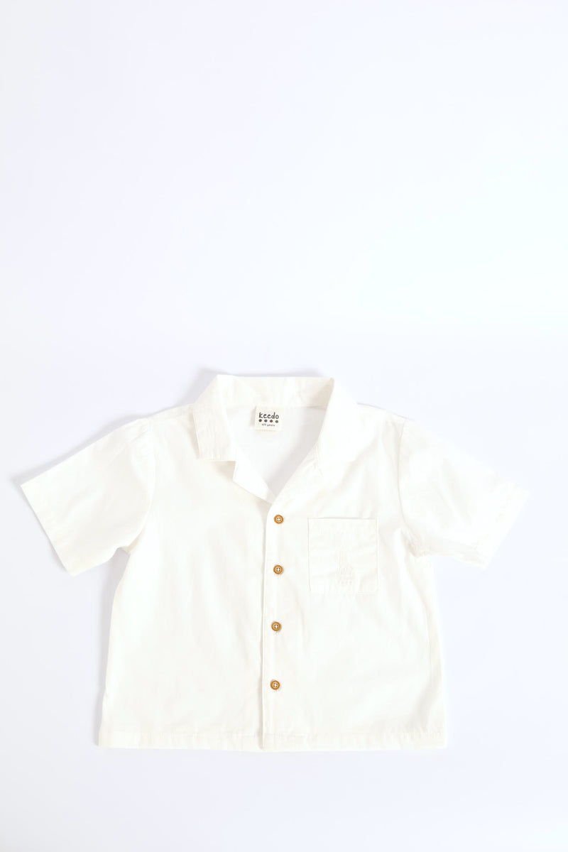 Keedo Boys Premium Shirt - White