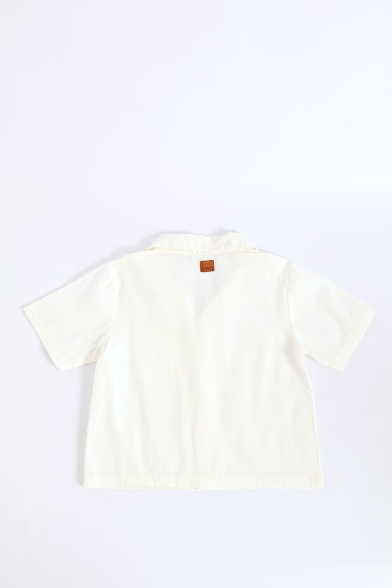 Keedo Boys Premium Shirt - White