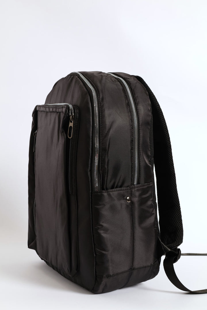 Zipped Backpack - Black