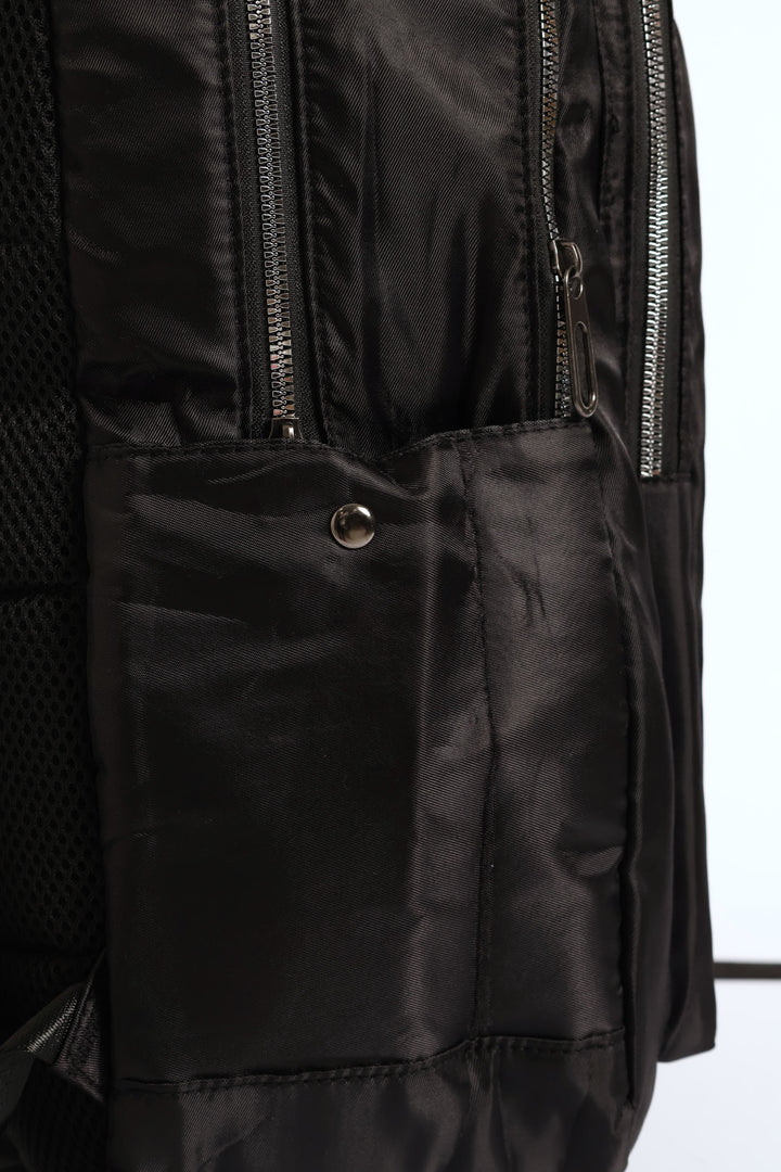 Zipped Backpack - Black