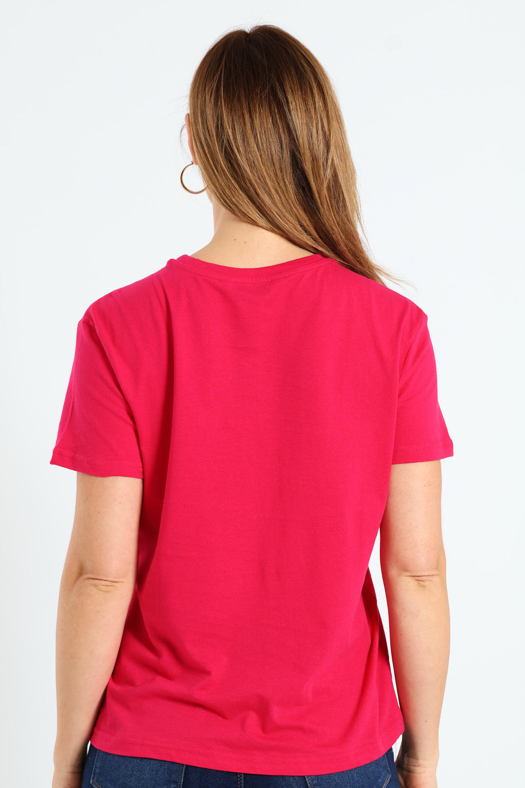 Floral Foil Growth Tee - Magenta