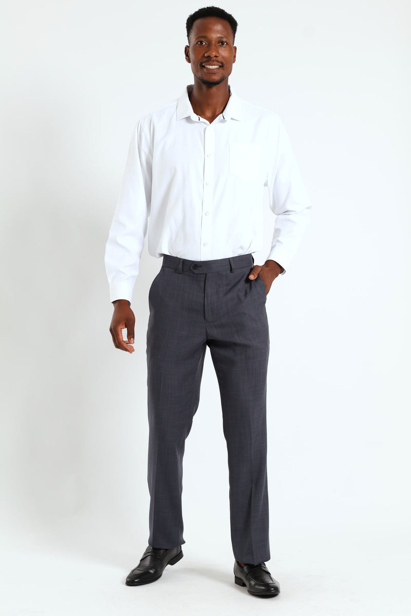 Regular Fit Essential Suit Trouser - Charcoal