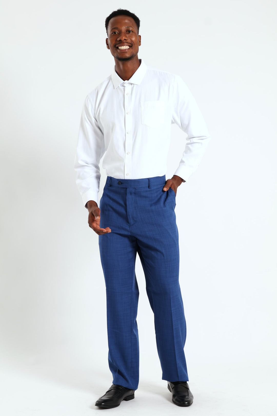 Regular Essential Suit Trouser - Royal Blue