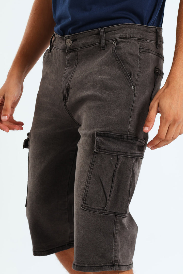 Bradford Denim Short - Grey