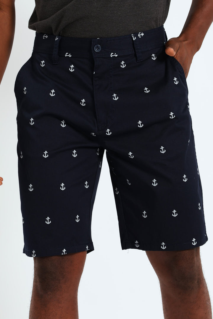 Anchor Chino Short - Navy