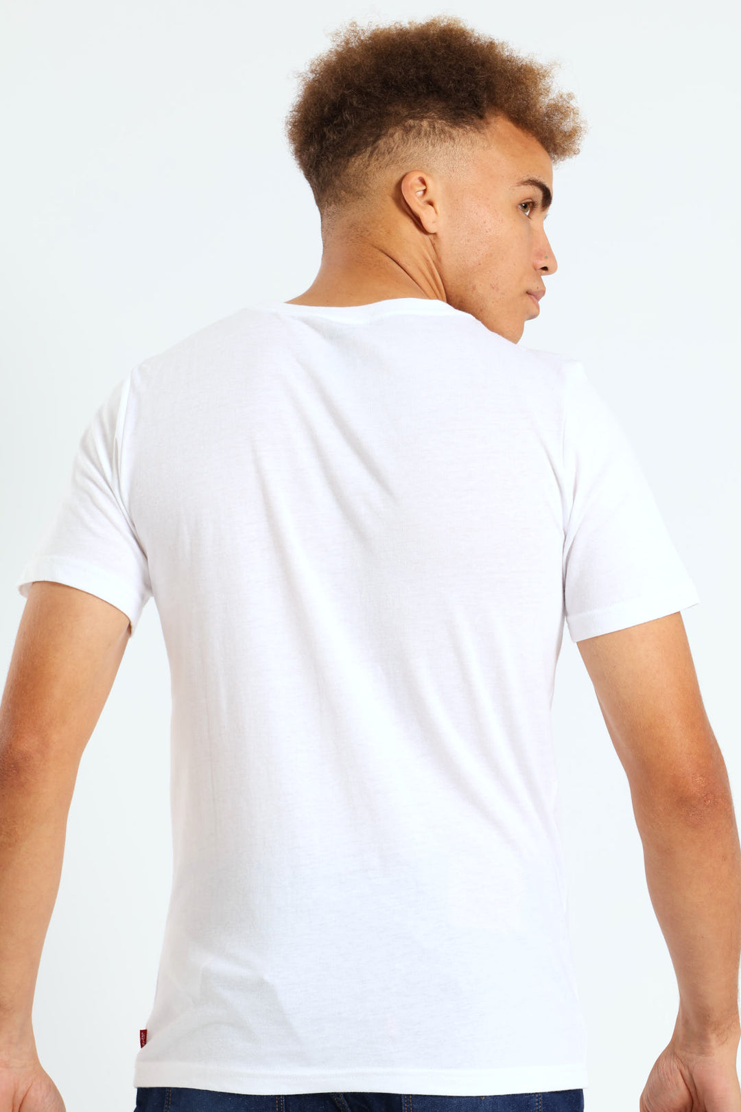 Boys Block Tee - White